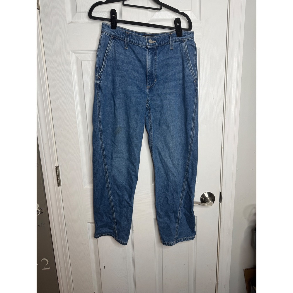 BANANA REPUBLIC High Rise Barrel Leg Jeans Size 28/6